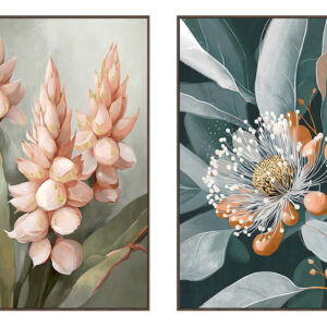 CUADRO LIENZO PS 83X4,5X123 FLOR 2 SURT.