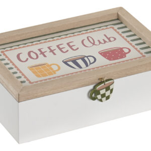 CAJA INFUSIONES MDF 24X16X7,5 MULTICOLOR