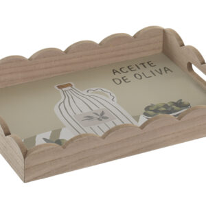 BANDEJA MDF 35X25X5 VERDE